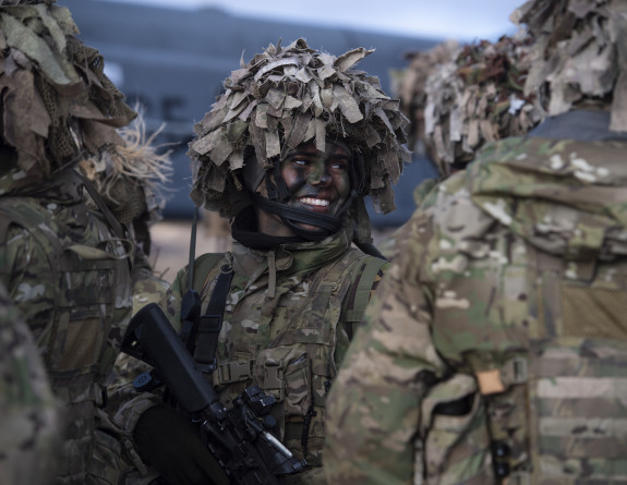 A group of New Zealand Army recruits in Waiouru 